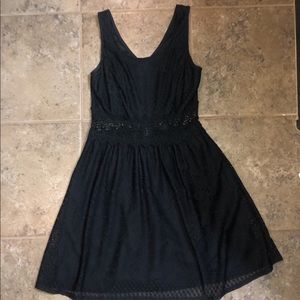 Black lace dress